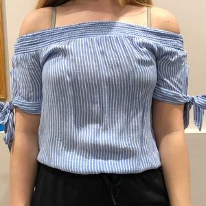 Kendall and Kylie off the shoulder top size small
